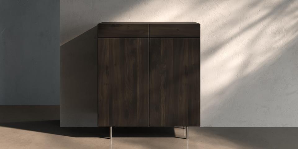 Sideboard aus Eiche geköhlert: Einzigartiges Design S75 