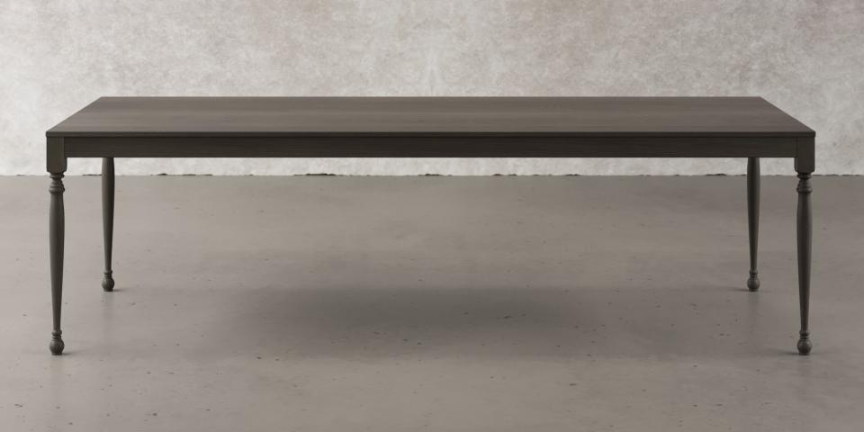 Esstisch Holz massiv – Graue gealterte Eiche E52 