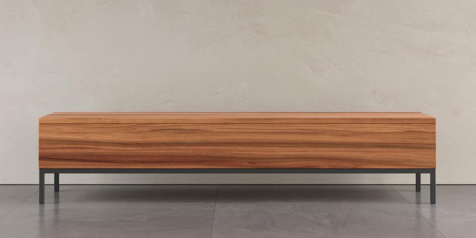 Ulme Holzbank - Maßgeschneidertes Designstück B60 