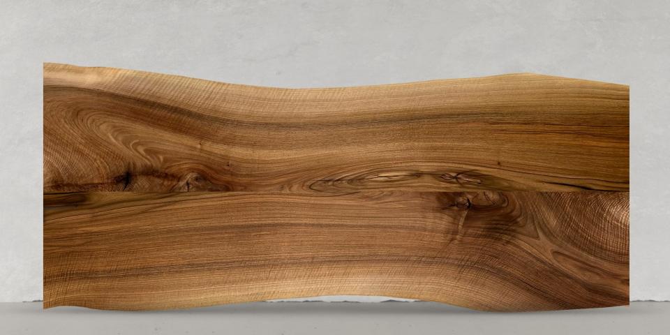 Massiver Esstisch Nussbaum Duoplatte Edles Handwerksdesign 