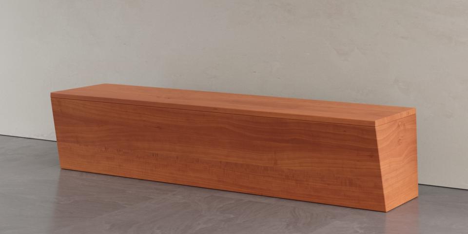 Kirschbaum Massivholzbank - Individuelles Design B30 
