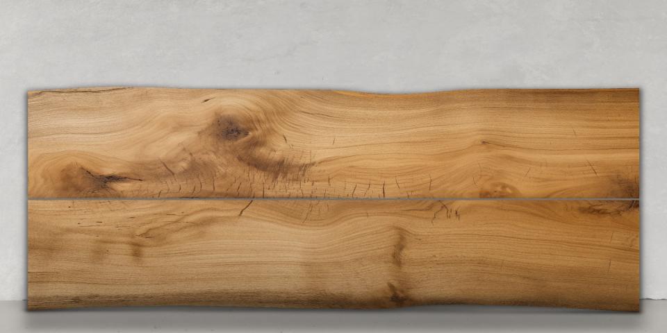 Massiver Esstisch Eiche Duoplatte Edles Handwerksdesign 