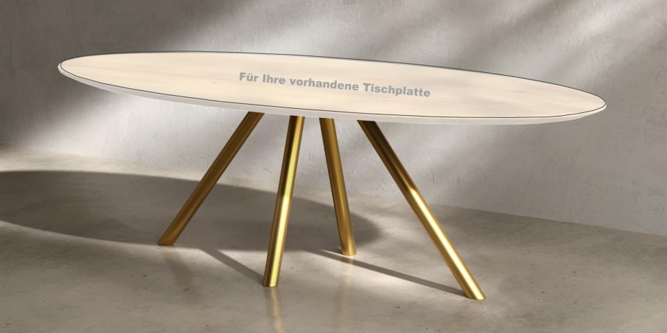 Tischgestell mit modernem Metallgestell T220 