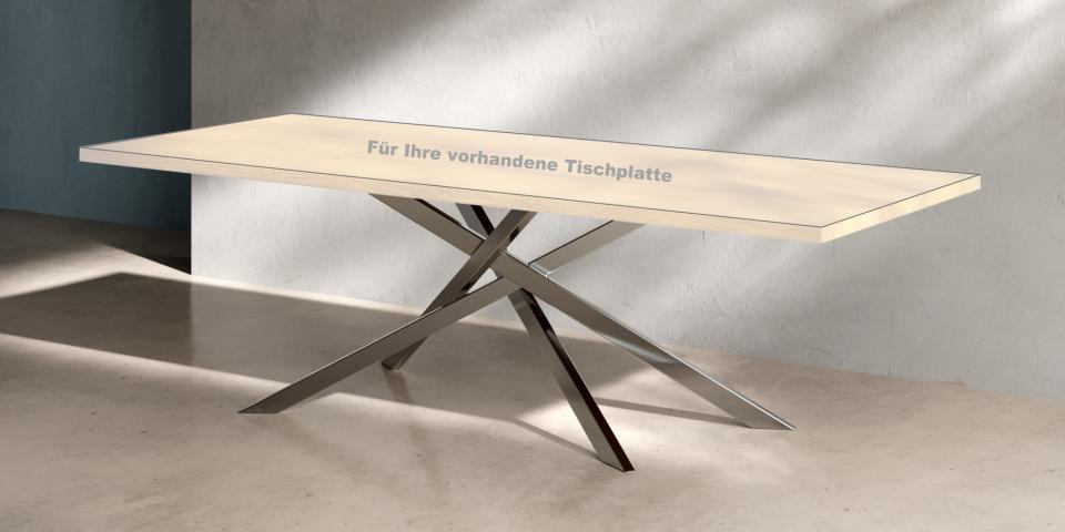 Elegantes Tischgestell aus Metall T212 